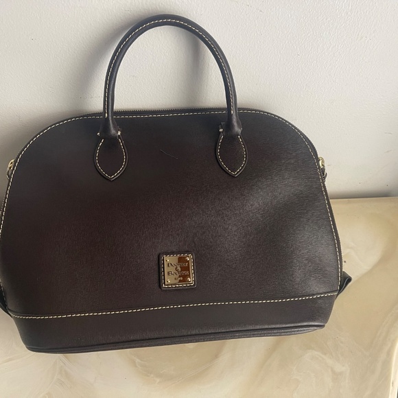 Dooney and Bourke Pebble Leather Satchel - Picture 14 of 17